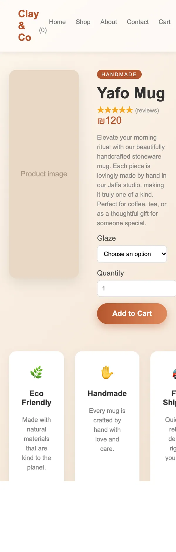 A página de produto que os dois receberam para criticar e corrigir. (celular)
